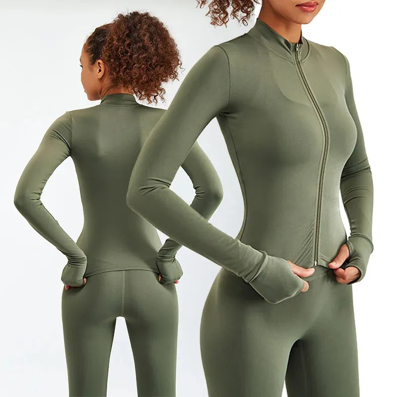 2/3PCS Soft Breathable High Waist Sportwear Set