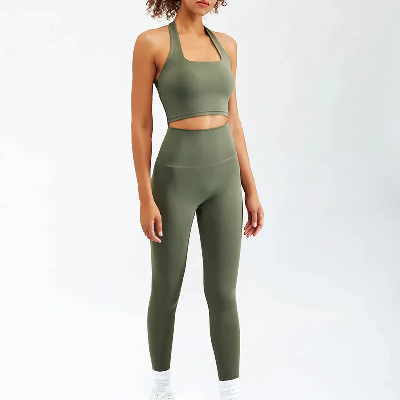 2/3PCS Soft Breathable High Waist Sportwear Set