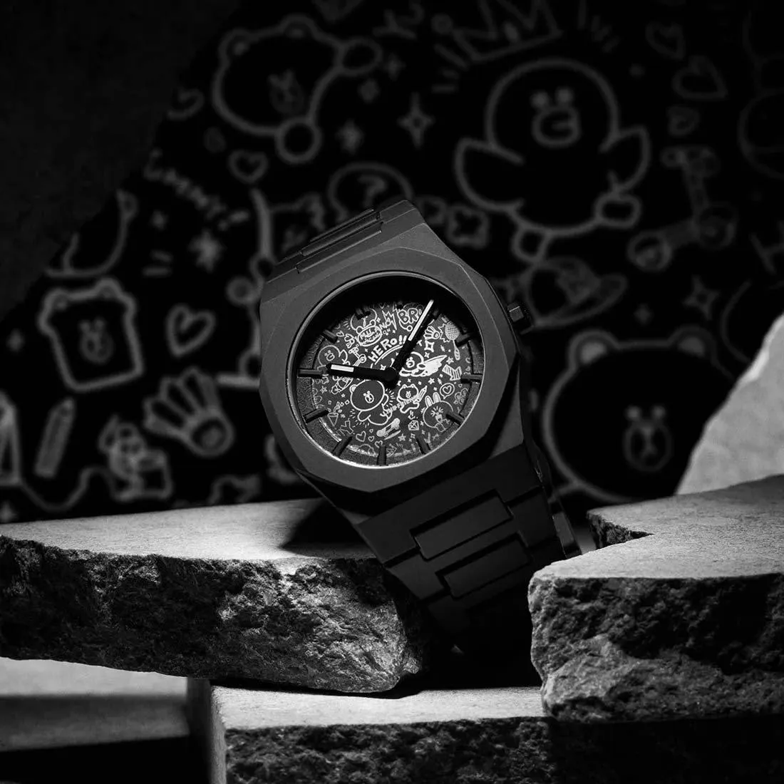D1 Milano x Line Friends Watch D1-PCBJLF