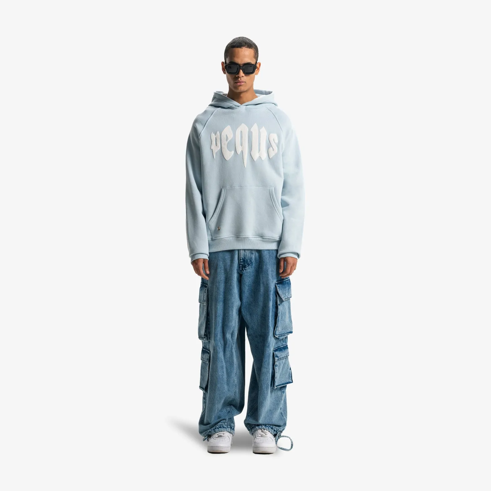 Denim Cargo Pants