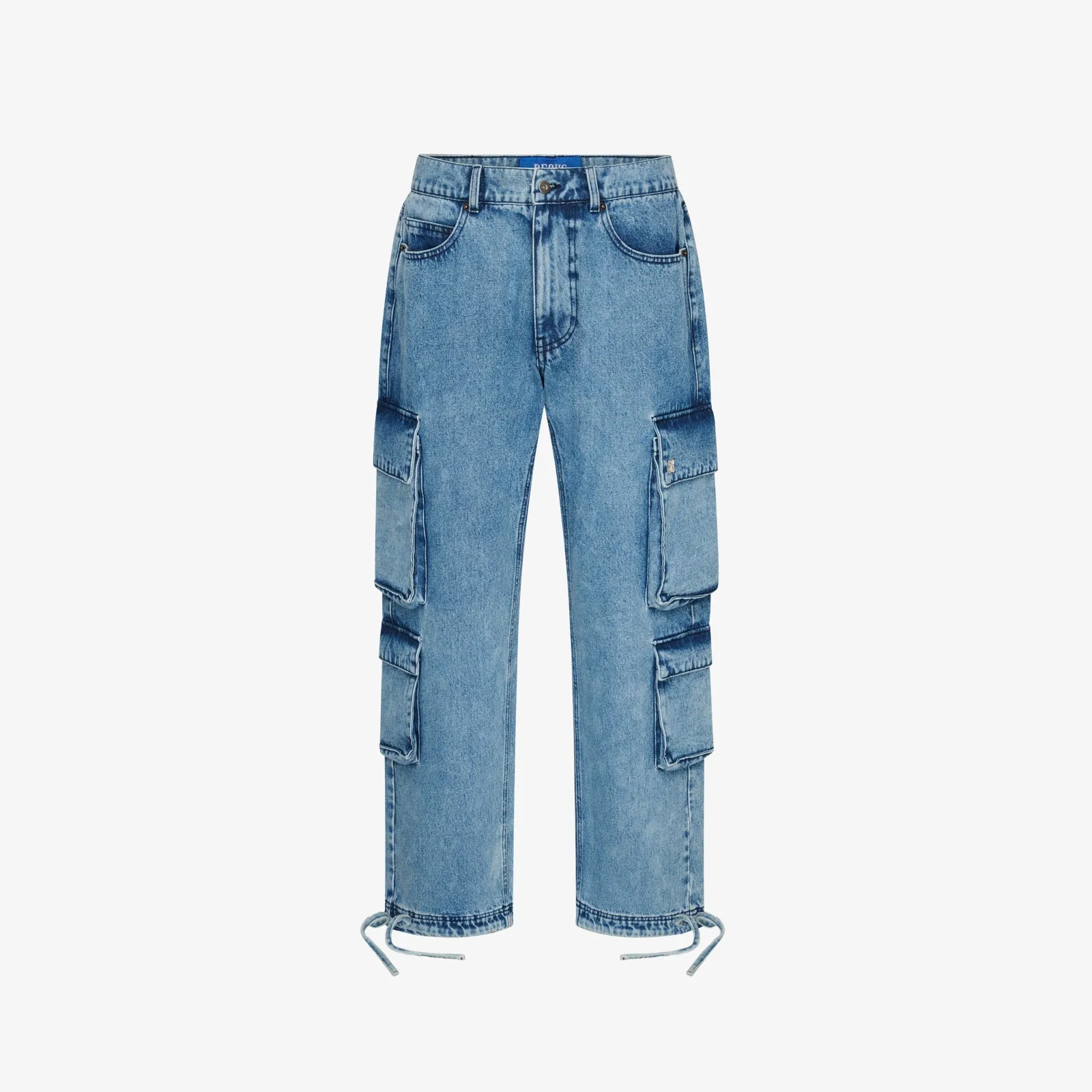 Denim Cargo Pants