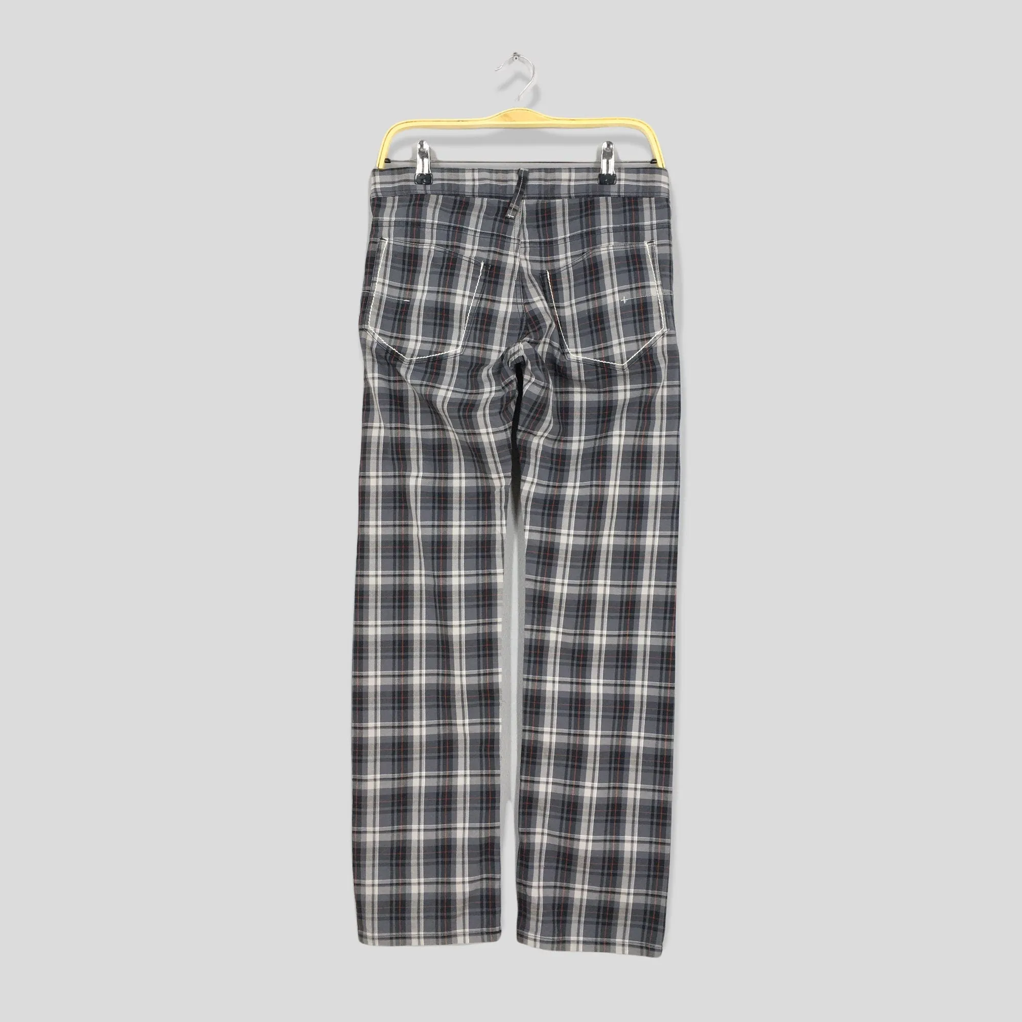 Hiromichi Japanese Tartan Checkered Pants Size 30x29