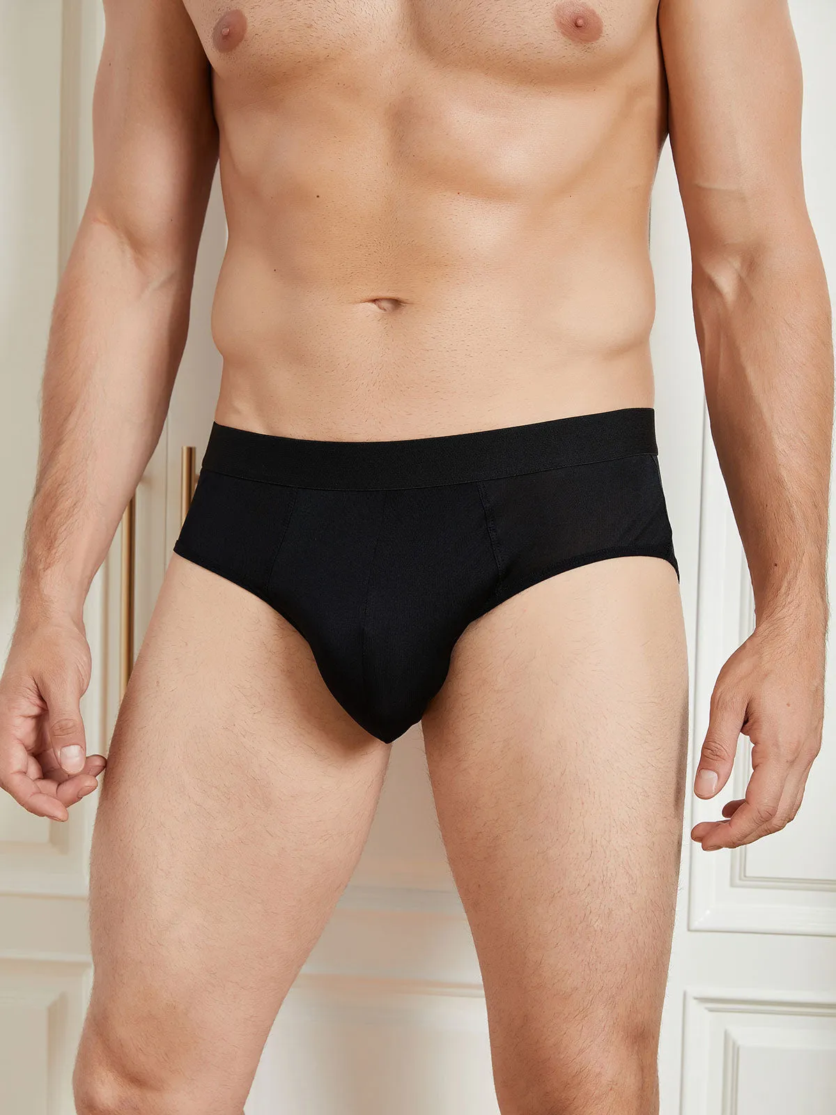 Men's Breathable Silk Knitted Underwear