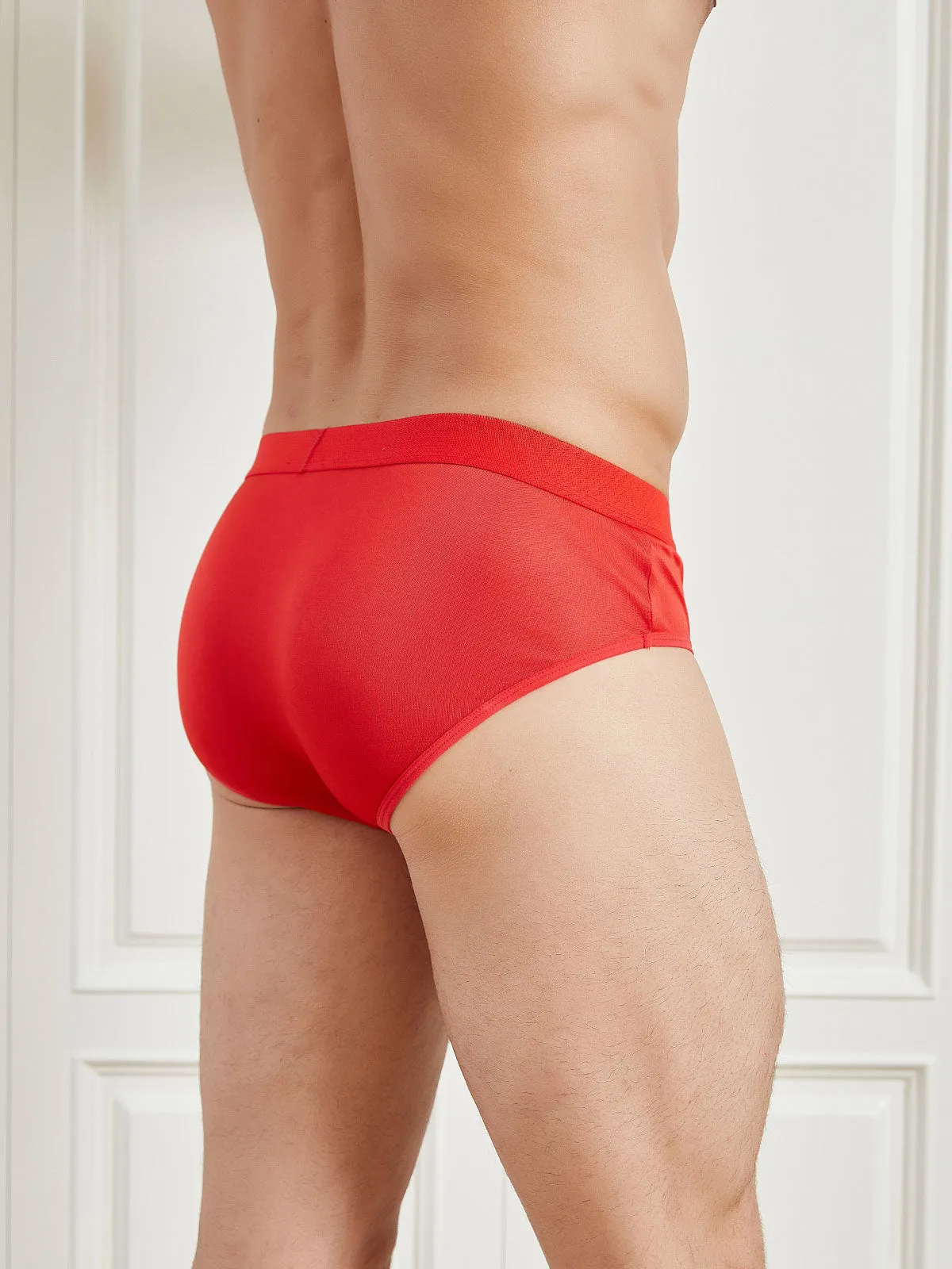 Men's Breathable Silk Knitted Underwear