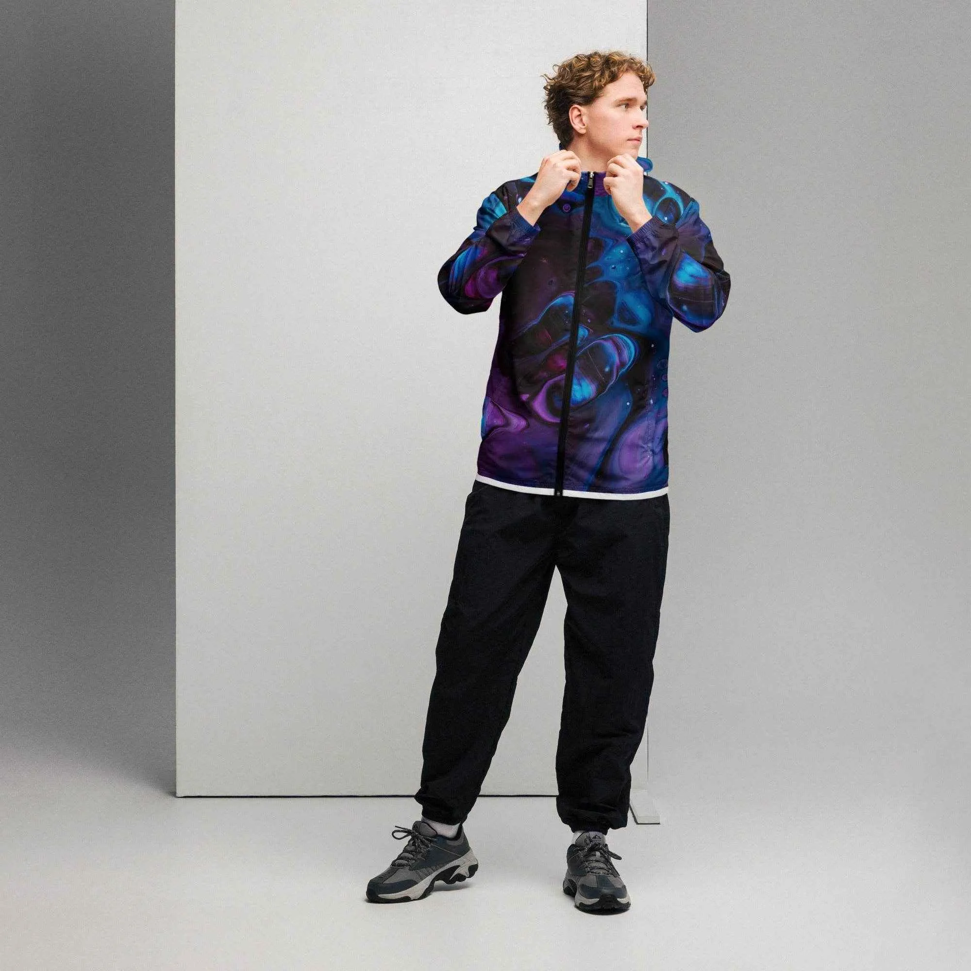 Men’s Galaxy Colored Windbreaker