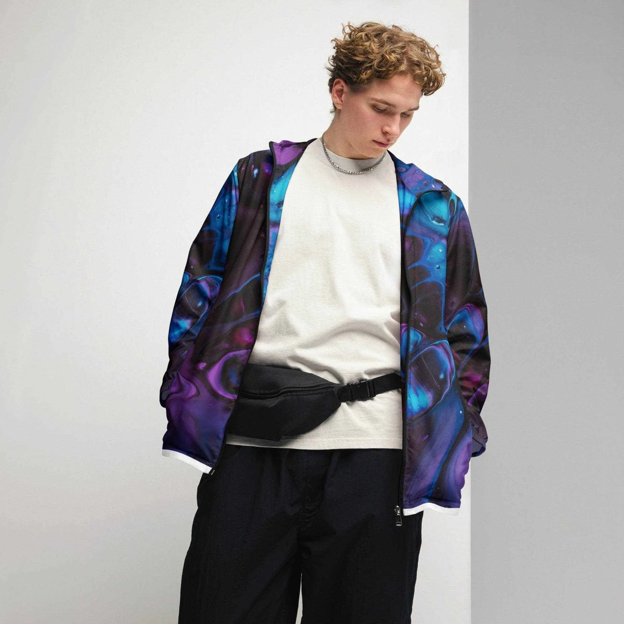 Men’s Galaxy Colored Windbreaker