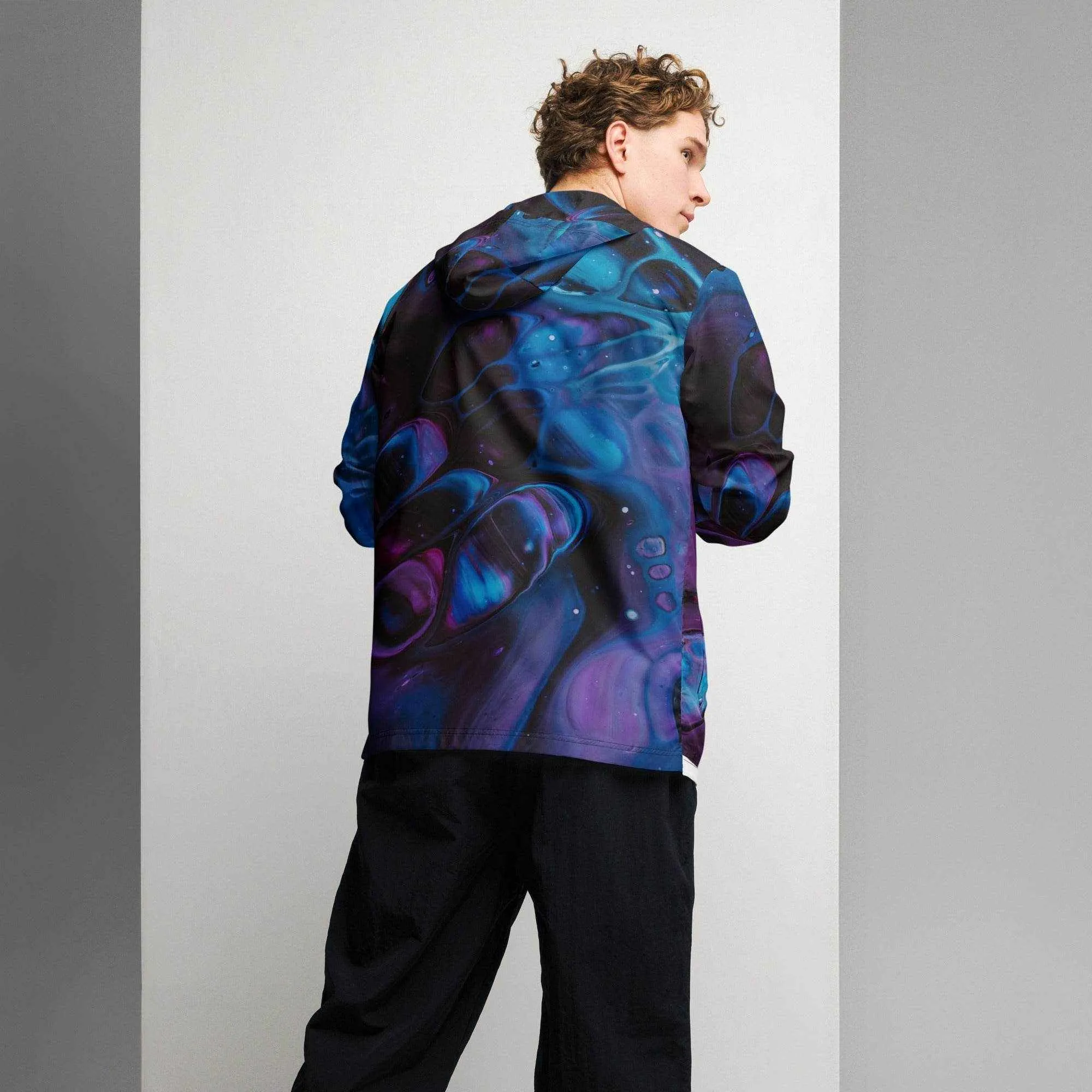 Men’s Galaxy Colored Windbreaker