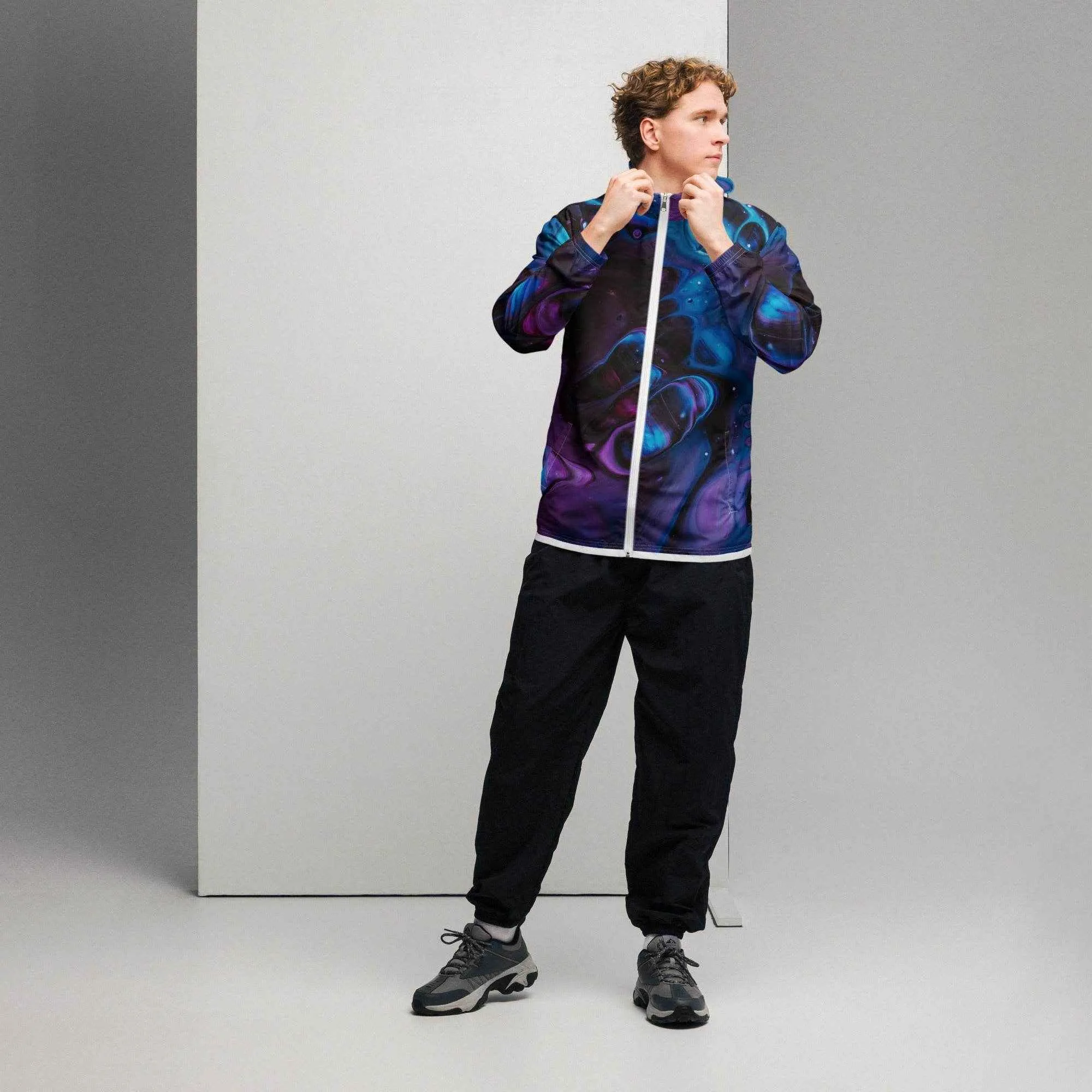 Men’s Galaxy Colored Windbreaker