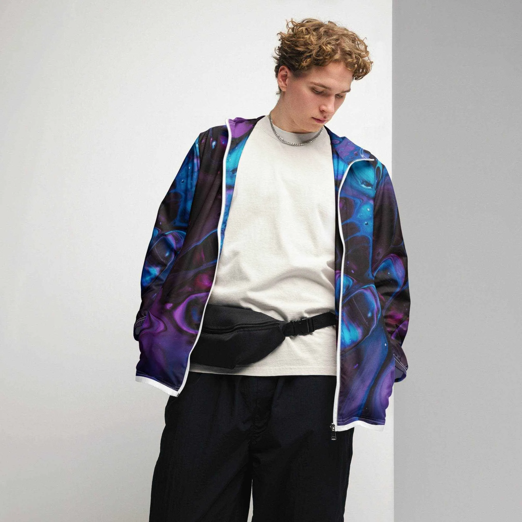 Men’s Galaxy Colored Windbreaker