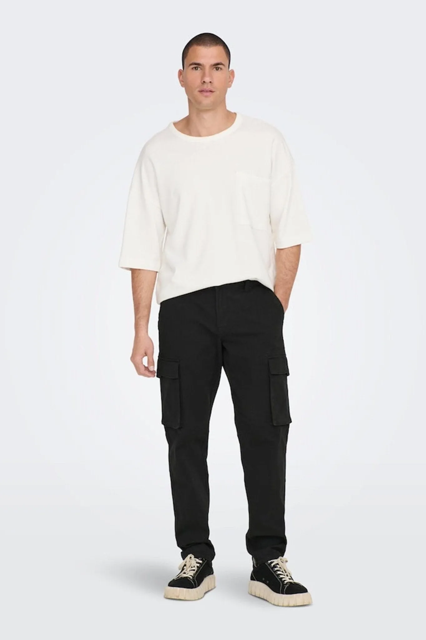 Next Cargo Pants - Svart