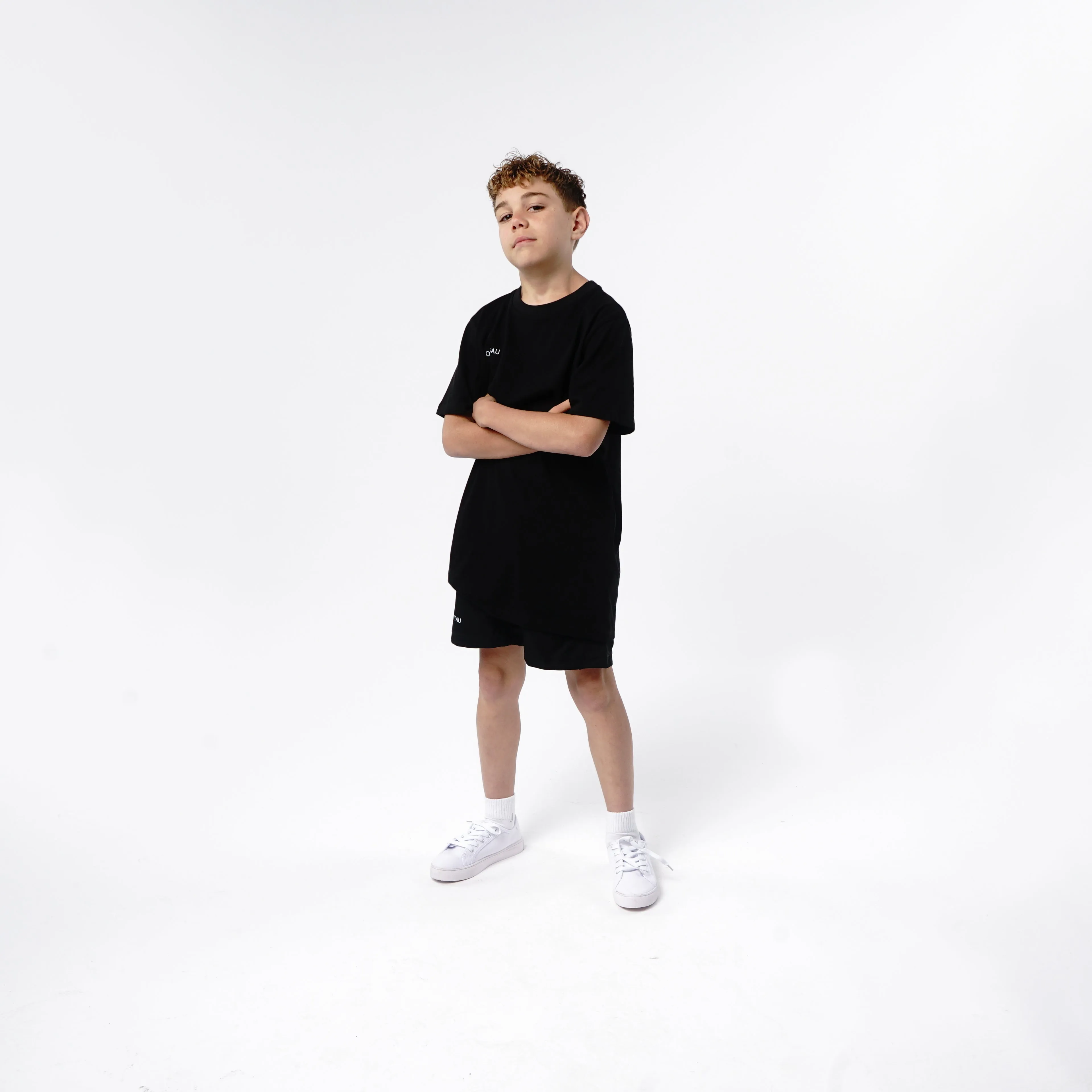 Omnitau Kid's Breathable Core Rugby Shorts - Black