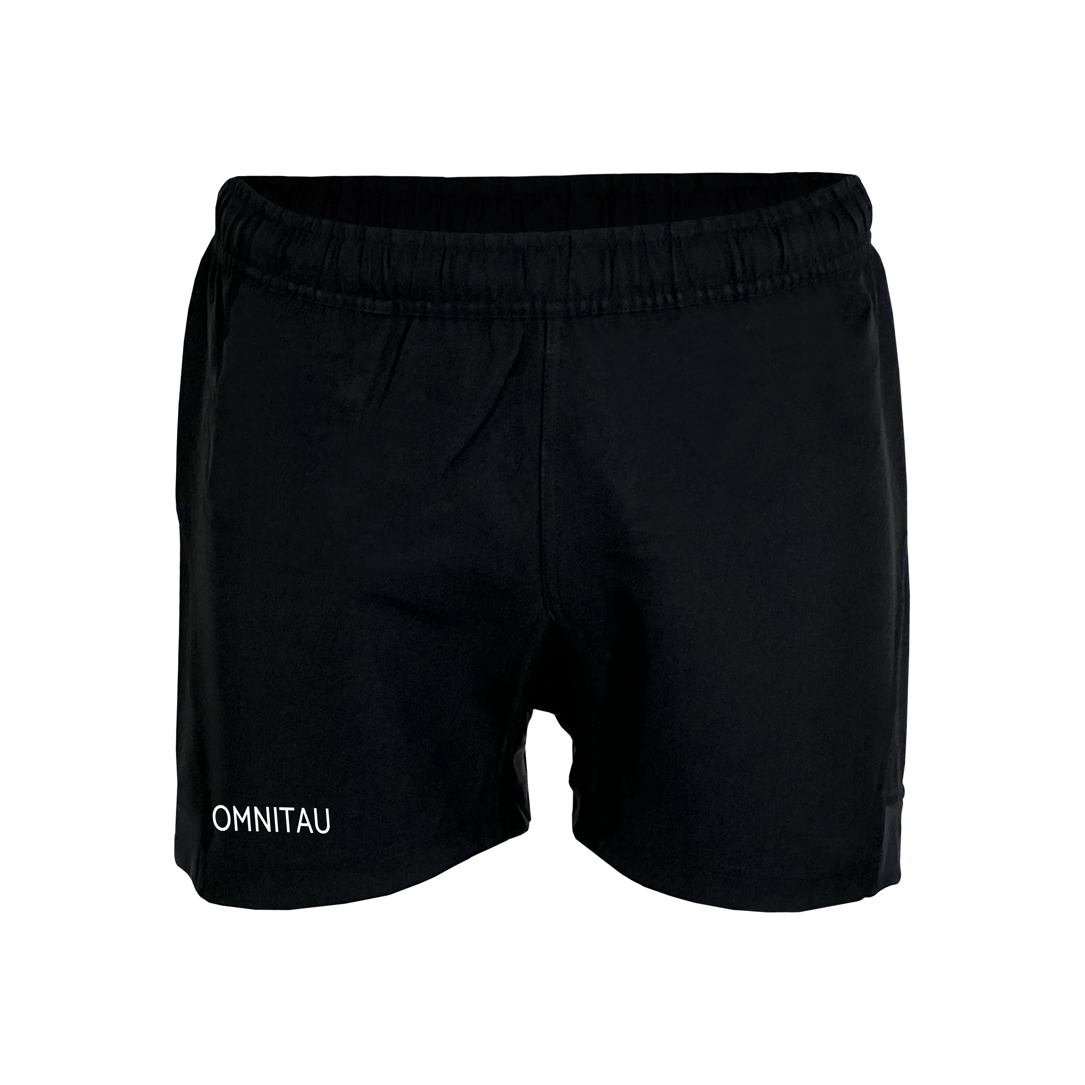 Omnitau Kid's Breathable Core Rugby Shorts - Black