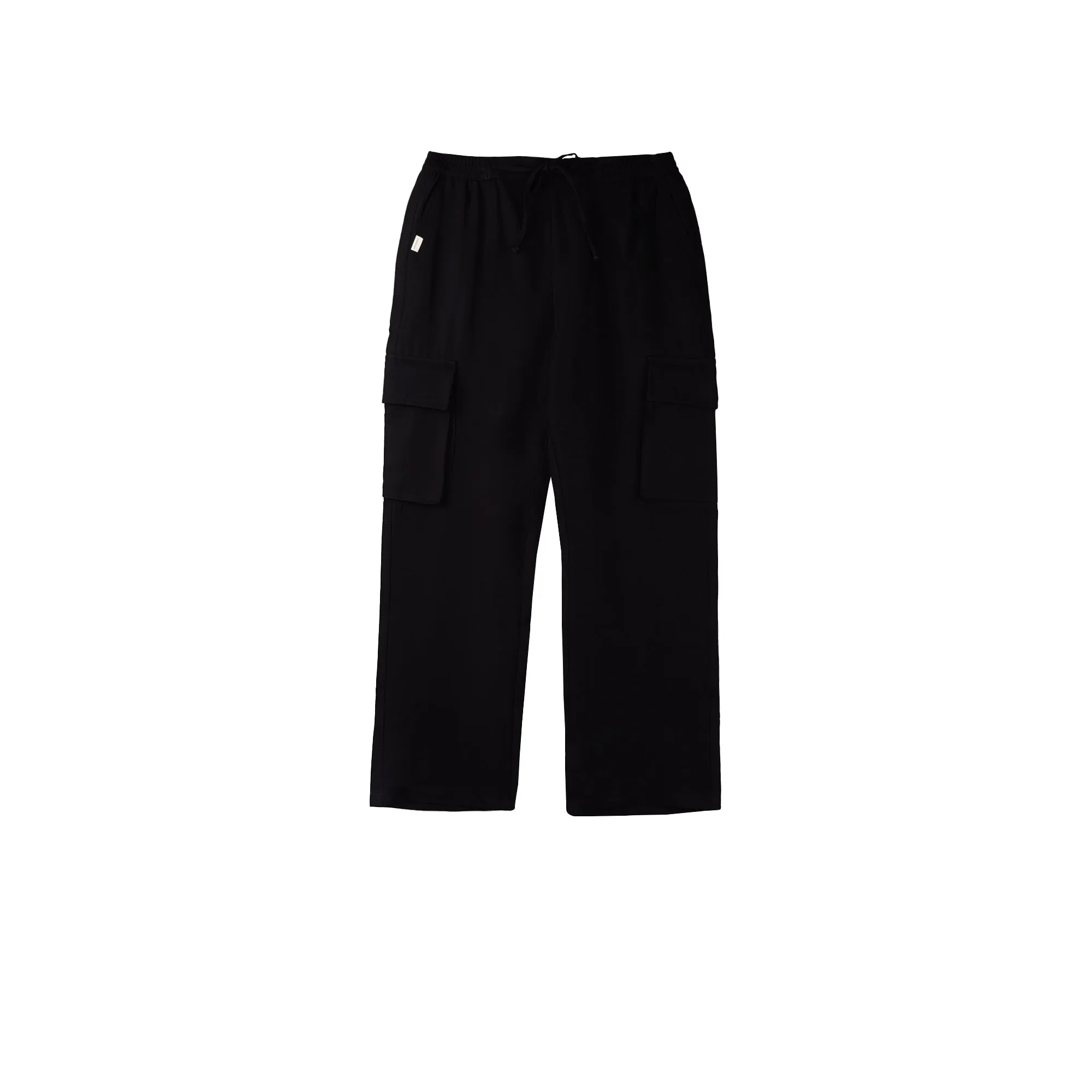 Petrol Ladies Basic Non-Denim Cargo Pants Mid-Rise Rinse Wash Fabric 169300 (Black)