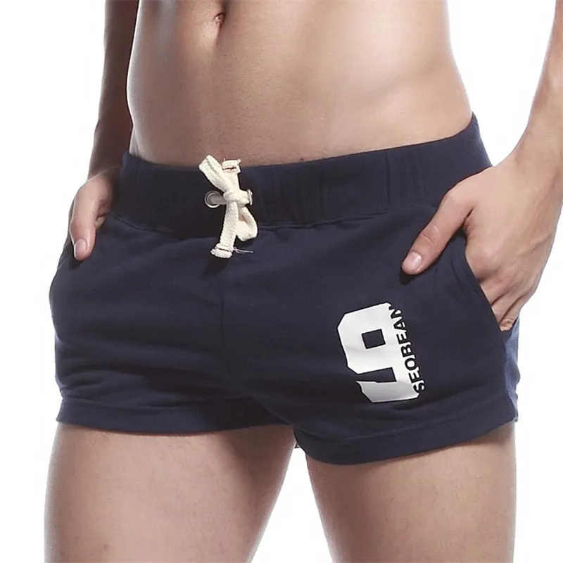 SEOBEAN Men Casual Shorts Cotton Breathable Fitness Jogger Sport Shorts Men's Clothing Bottoms Summer Shorts