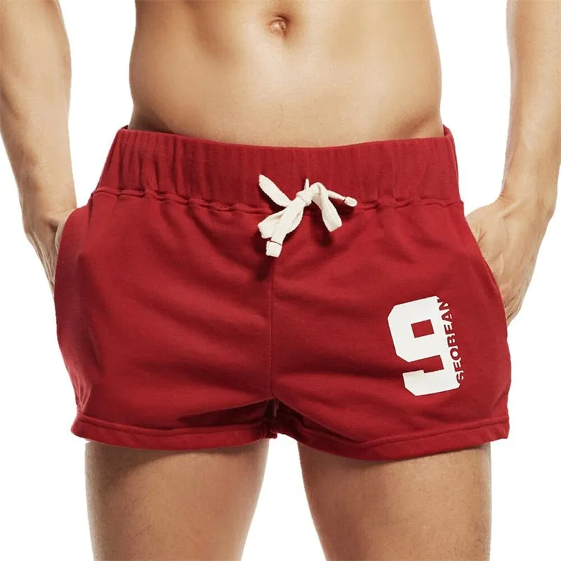SEOBEAN Men Casual Shorts Cotton Breathable Fitness Jogger Sport Shorts Men's Clothing Bottoms Summer Shorts