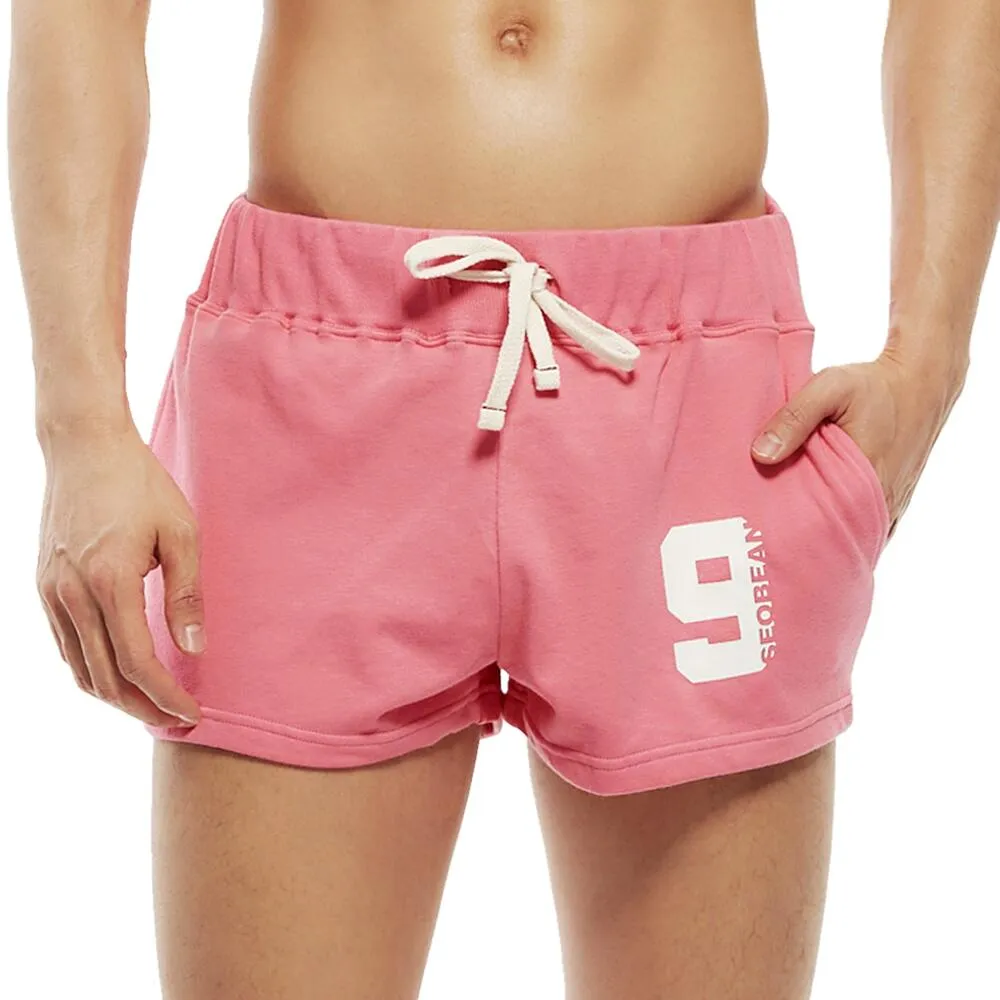SEOBEAN Men Casual Shorts Cotton Breathable Fitness Jogger Sport Shorts Men's Clothing Bottoms Summer Shorts