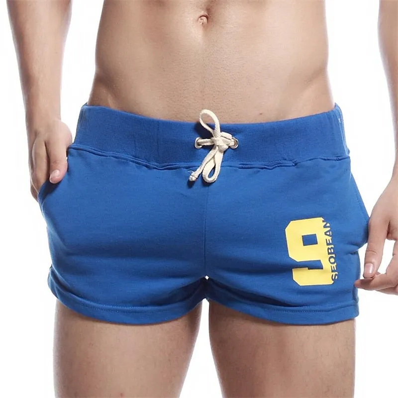 SEOBEAN Men Casual Shorts Cotton Breathable Fitness Jogger Sport Shorts Men's Clothing Bottoms Summer Shorts