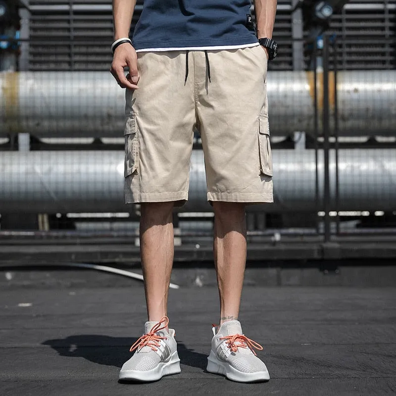 Summer Men's Outdoor Camouflage Cargo Shorts Pocket Cotton Casual Half Pants