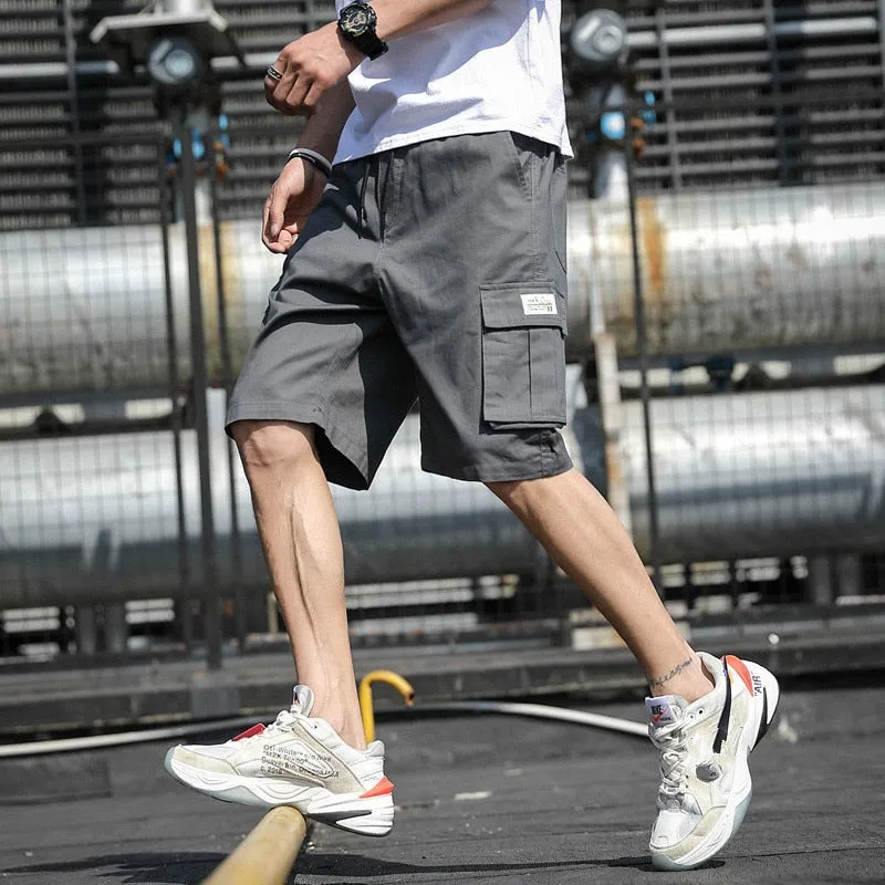 Summer Men's Outdoor Camouflage Cargo Shorts Pocket Cotton Casual Half Pants