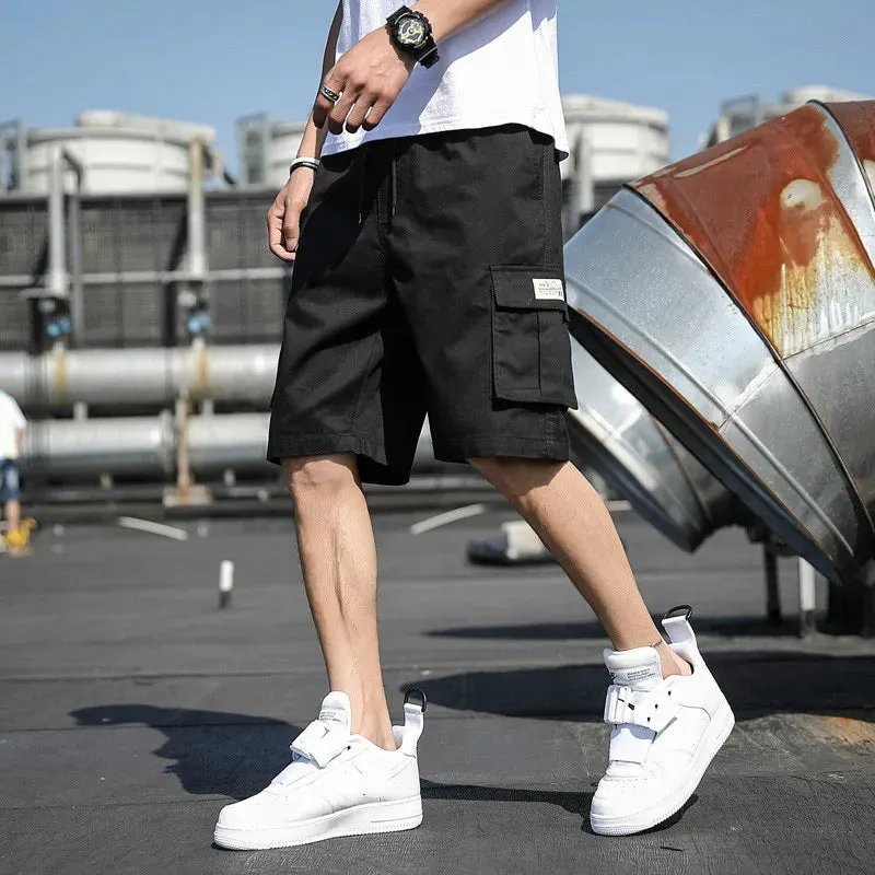 Summer Men's Outdoor Camouflage Cargo Shorts Pocket Cotton Casual Half Pants